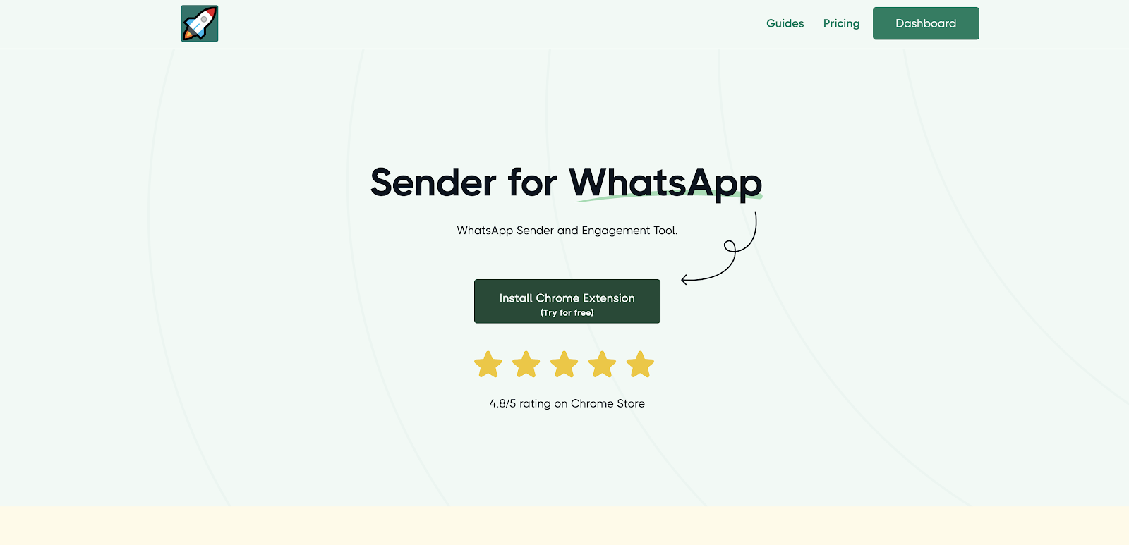 The screenshot above shows the homepage where you can go to the chrome store.